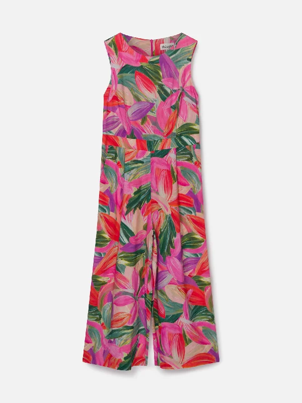 Adella Hemp Tropical Jumpsuit - Multi