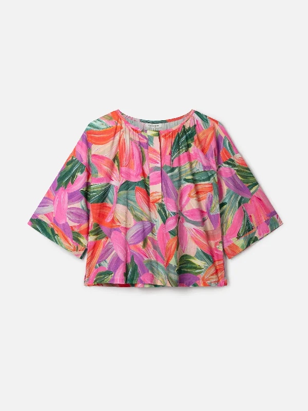 Adella Hemp Tropical Top - Multi