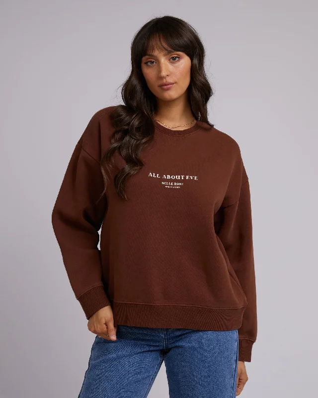 All About Eve Wild Rose Standard Crew Brown