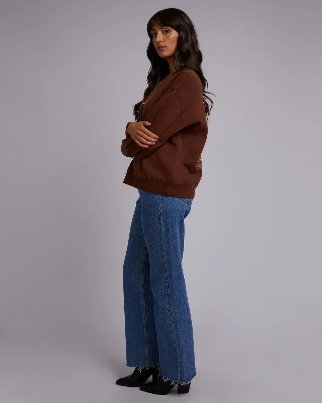 All About Eve Wild Rose Standard Crew Brown