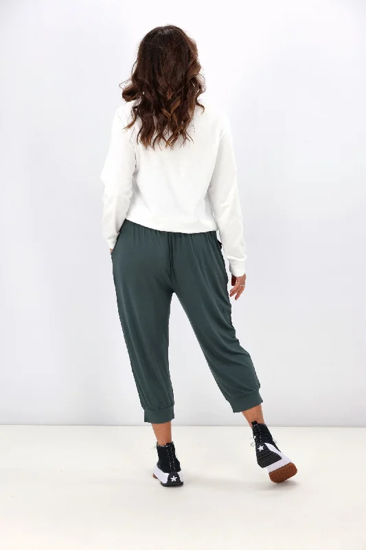 Betty Basics Tokyo 3/4 Pant Dusty Moss