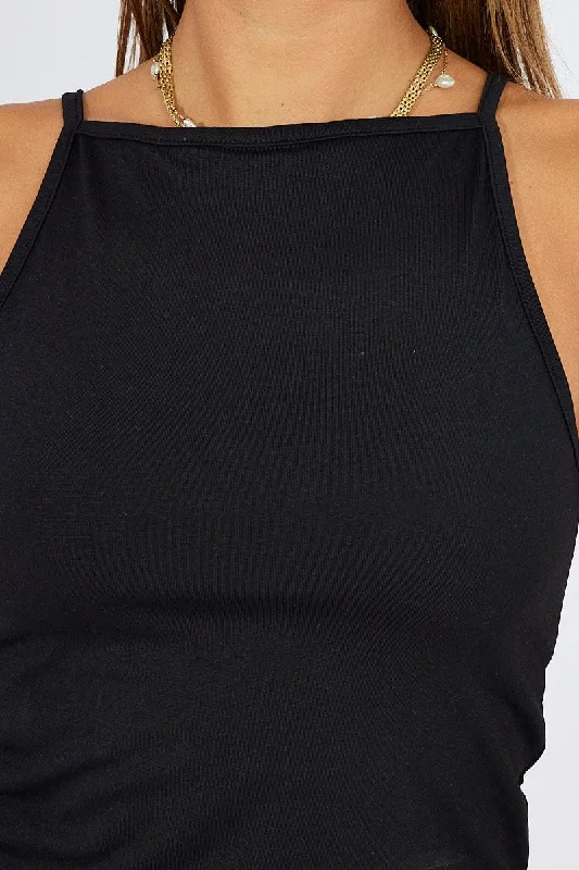 Black Supersoft Tank Sleeveless