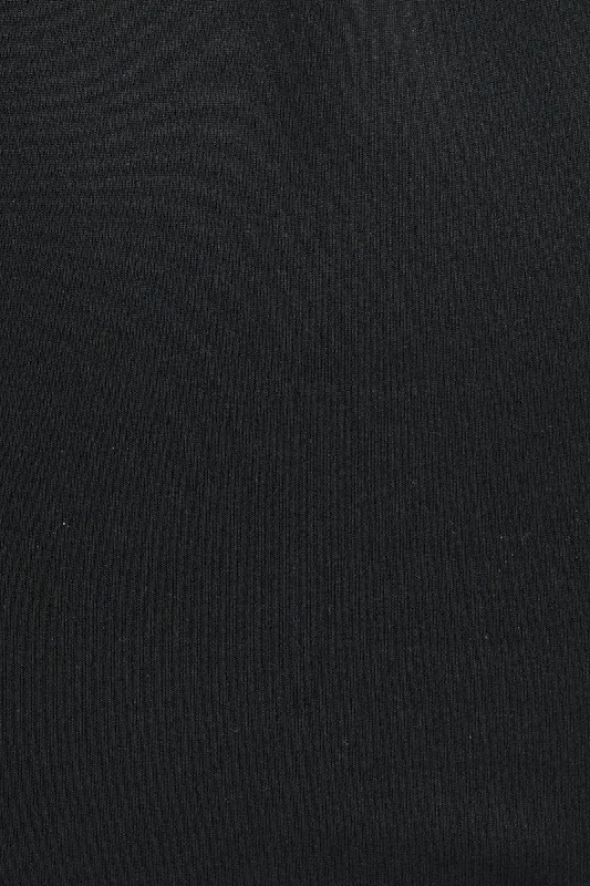 Black Tank Top Crew Neck Supersoft