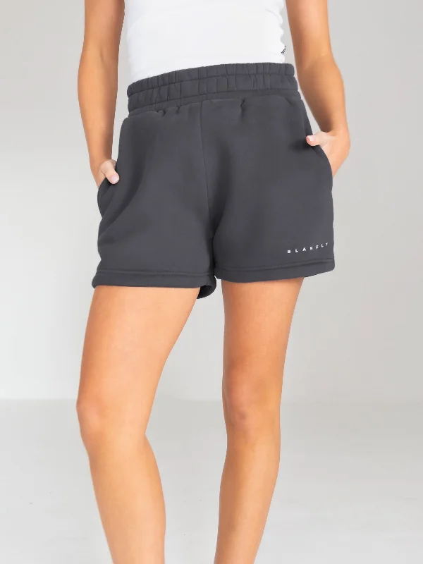 Isabel Jogger Shorts - Charcoal