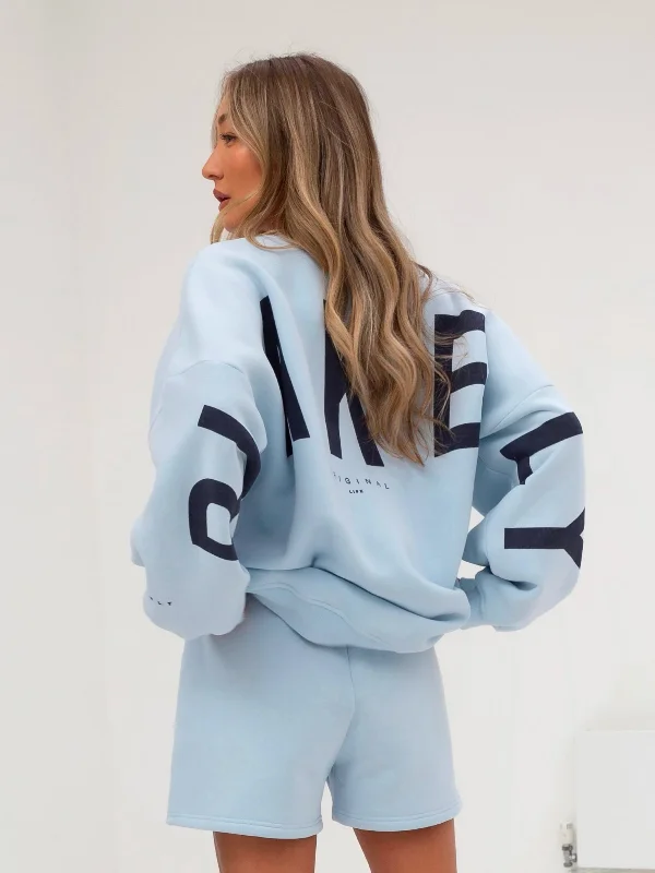 Isabel Oversized Jumper - Powder Blue