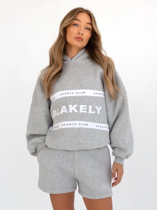 Serena Oversized Hoodie - Marl Grey