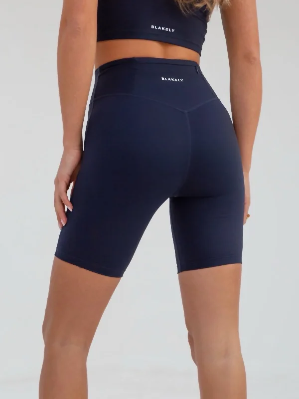 Soft Sculpt Cycling Shorts - Navy