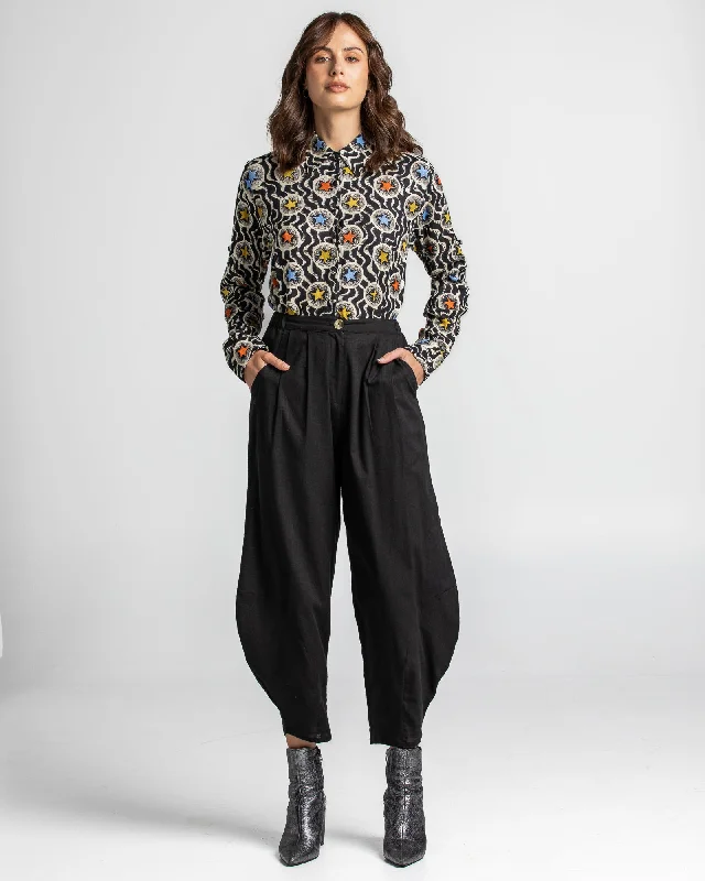 Boom Shankar Agnese Pant Black