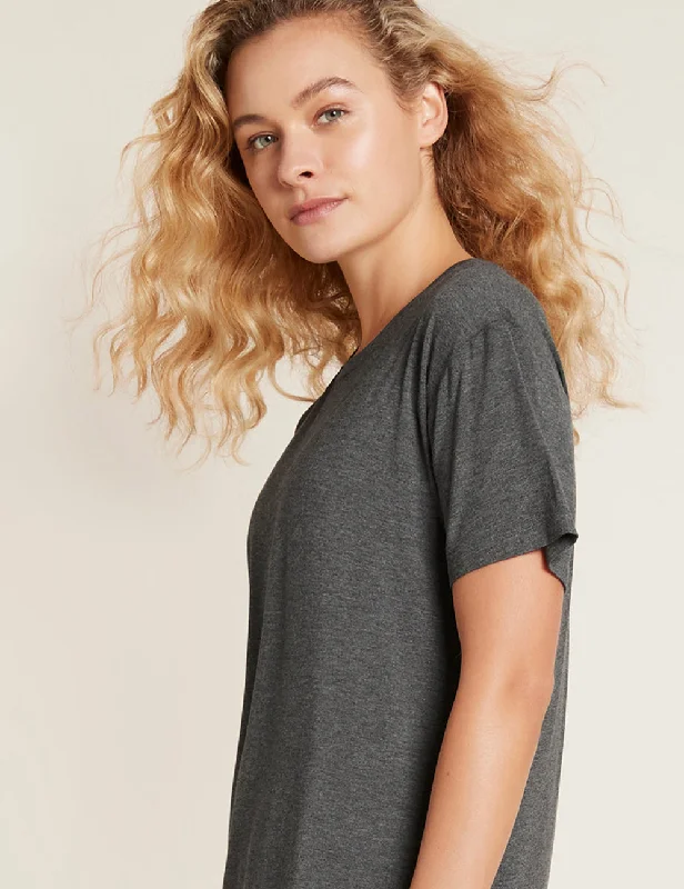 Boyfriend T-Shirt - Dark Marl