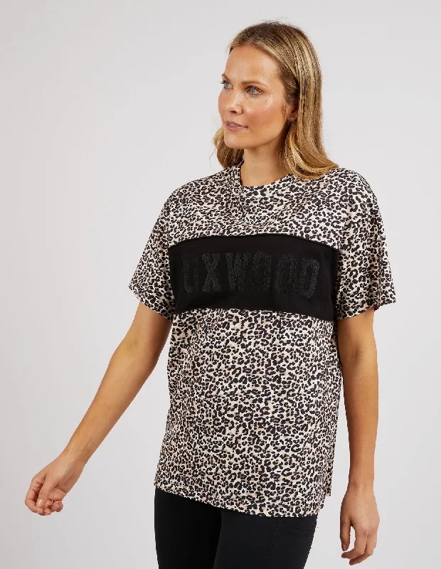 Foxwood Circuit Tee Leopard