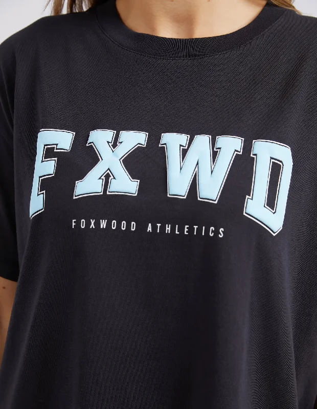 Foxwood House Aths Tee Washed Black