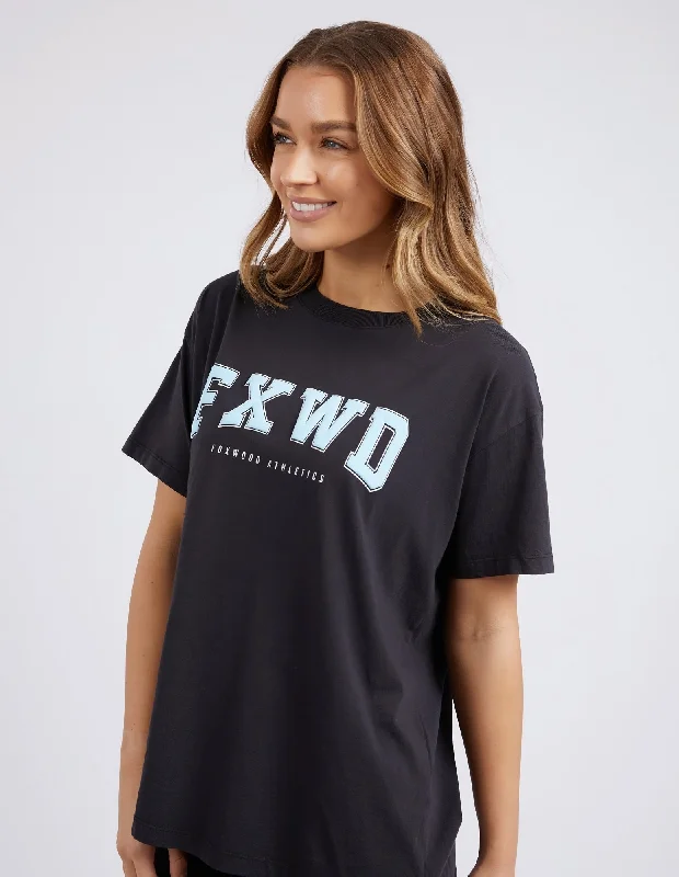 Foxwood House Aths Tee Washed Black