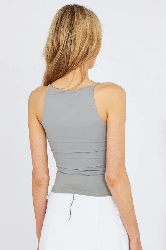 Grey Supersoft Tank Top