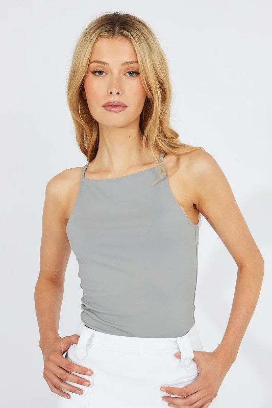 Grey Supersoft Tank Top