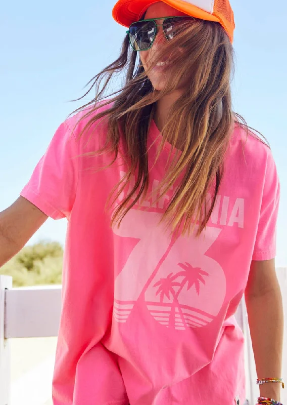 Hammill + Co California Tee Hot Pink