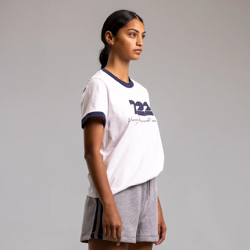 Ilabb Athletic Oversized Block Tee White