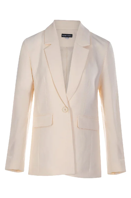 Textured Tailoring Jacket | IVORY | 4701ZZ