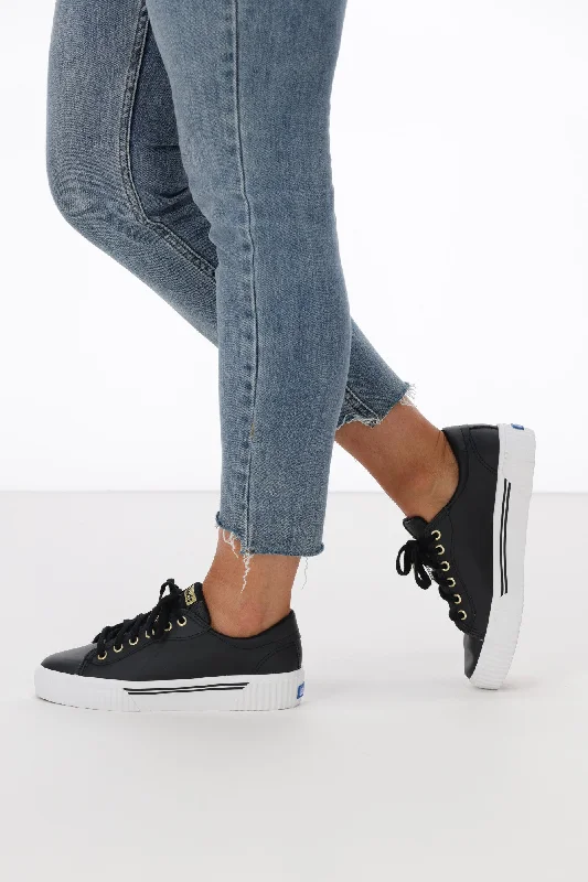 Keds Crew Kick Alto Leather Sneaker Black