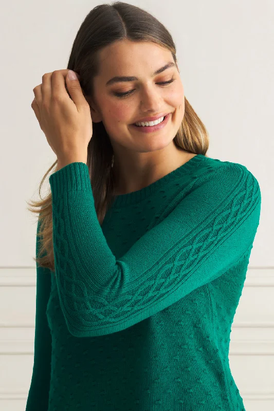 Merino Wool Popcorn Jumper