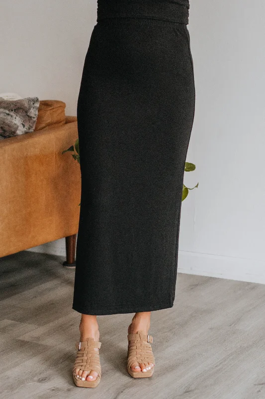 Nicki Maxi Skirt - Black