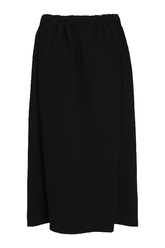 Poly Elastane 6 panel Skirt | BLACK | 4471ZR