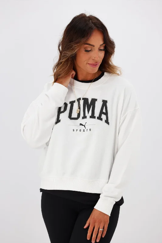 Puma Squad Crew TR Puma White