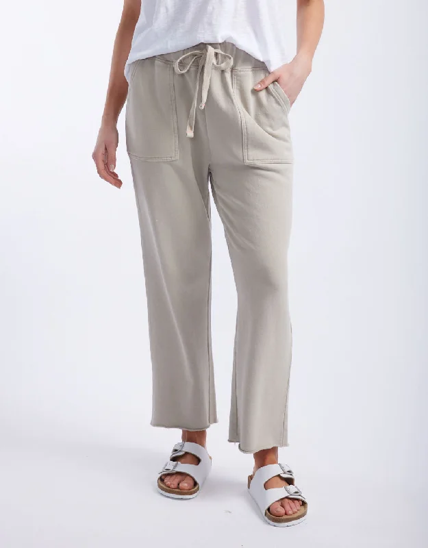 Raw Edge Lounge Pant - Stone