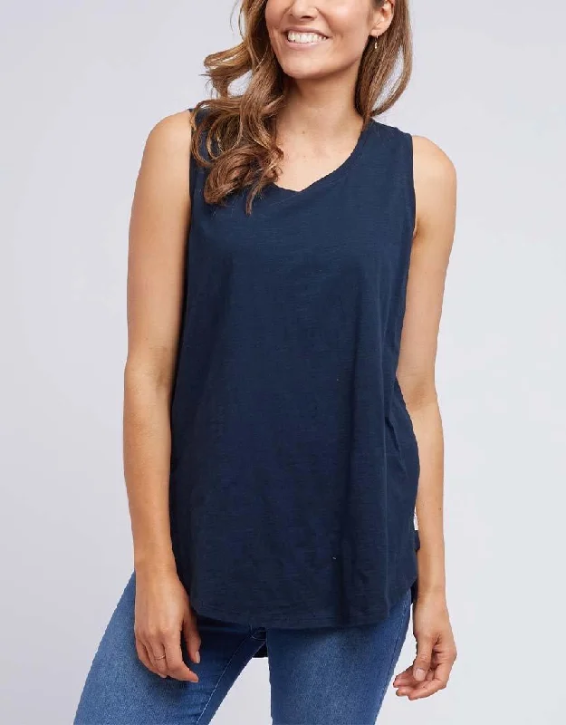 Scoop Tank - Navy