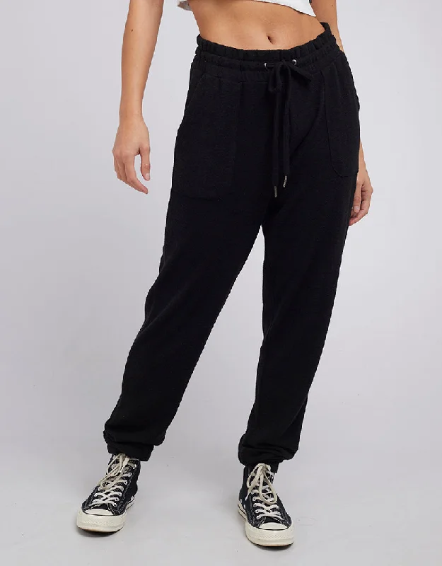 Silent Theory Luxe Jogger Black