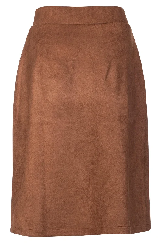 Suede Look Skirt | COCOA | 4053ZZ