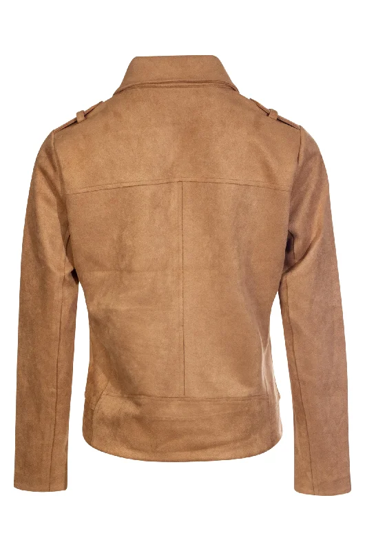 Suede Look Jacket | CAMEL | 4063ZZ