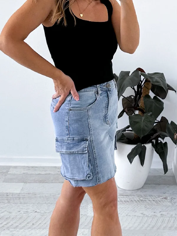 Tamika Denim Skirt