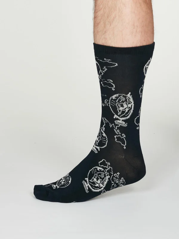 Thaddens Socks - Navy Blue