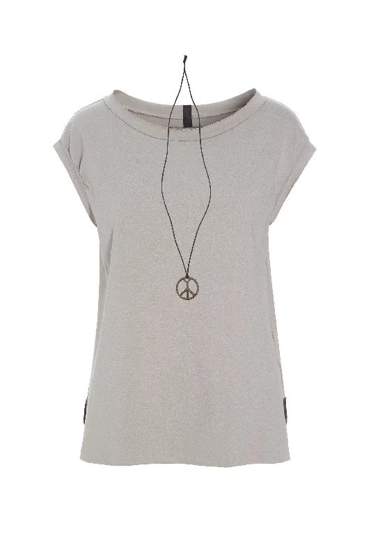 TOP W/NECKLACE - 96080 - SAND