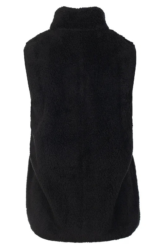 Teddy Fleece Vest | Black | 3422ZZ