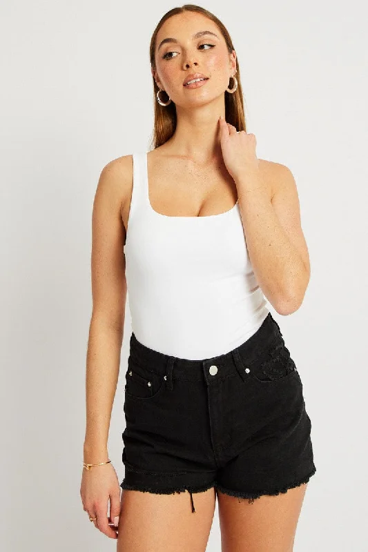 White Supersoft Top Sleeveless