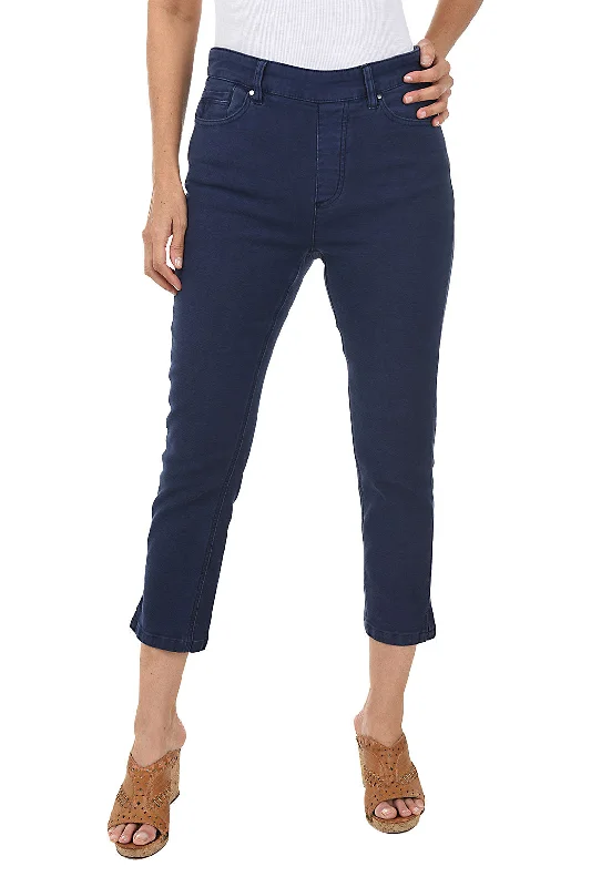 Five Pocket Pull-On Crop Pant