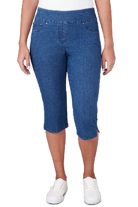 Pull-On Denim Clamdigger Pant