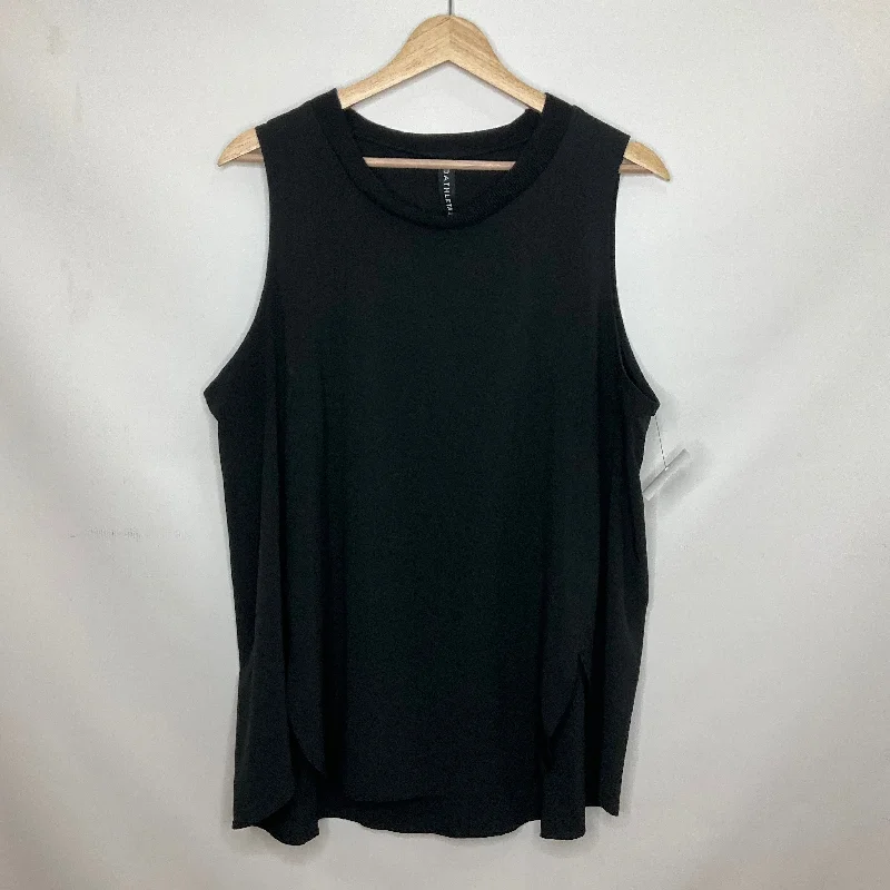 Black Athletic Tank Top Athleta, Size 1x