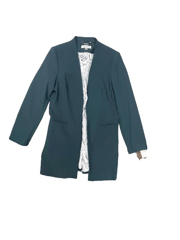 Blazer By Calvin Klein In Green, Size: 12