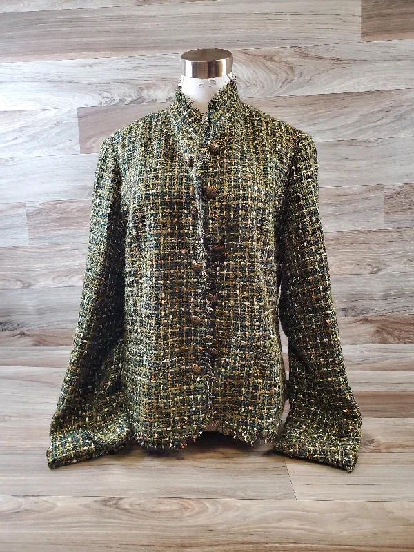 Blazer By Chicos In Green, Size: L