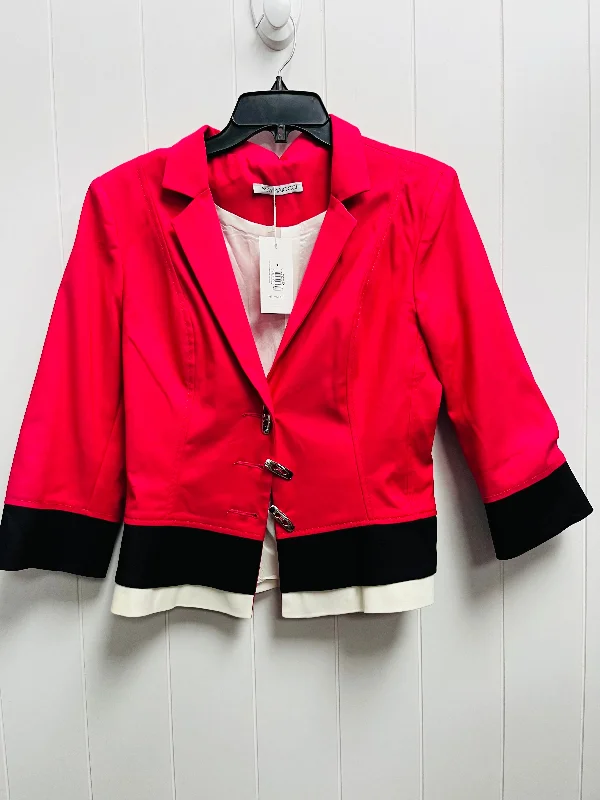 Blazer By Clothes Mentor In Pink, Size: M