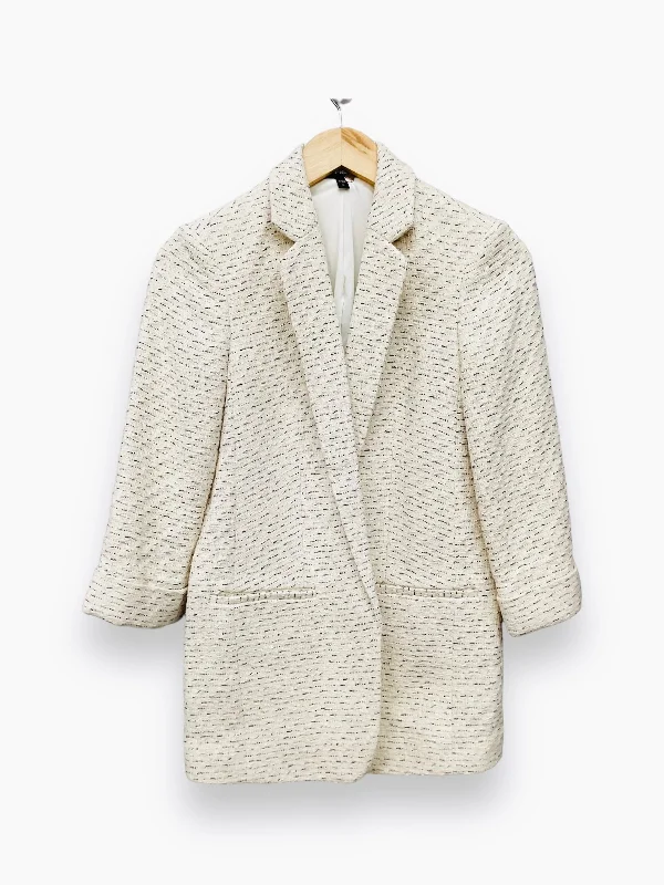 Blazer By Express In Cream, Size: Xs