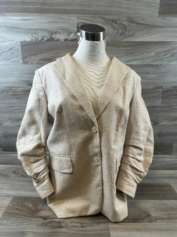 Blazer By Michael By Michael Kors In Tan, Size: L