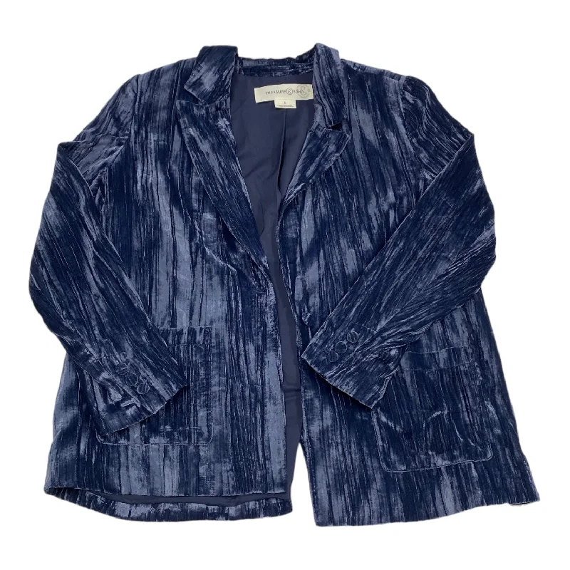 Blazer By Treasure And Bond In Blue, Size: L