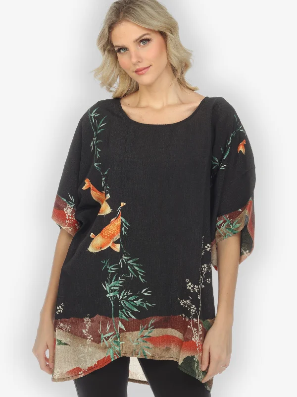 Engineered Koi Design Crossover Tunic