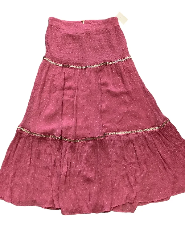 Skirt Maxi By Free People In Pink, Size: 10