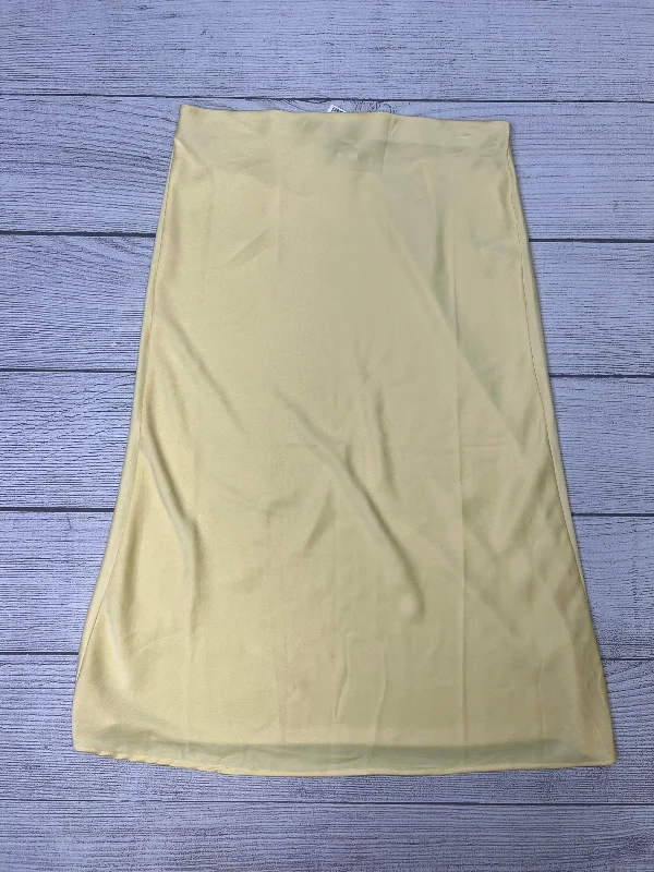 Skirt Midi By Rachel Zoe In Yellow, Size: 8