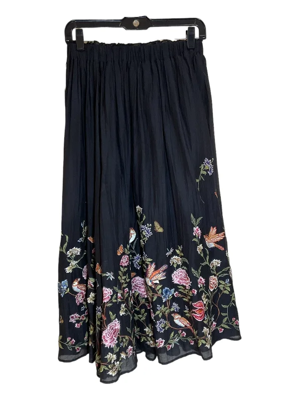 Skirt Midi By Sundance In Black, Size: Petite   Xs