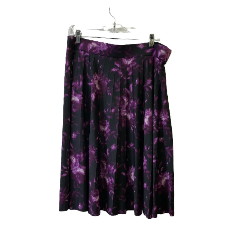 Skirt Mini & Short By Covington In Purple, Size: Xl